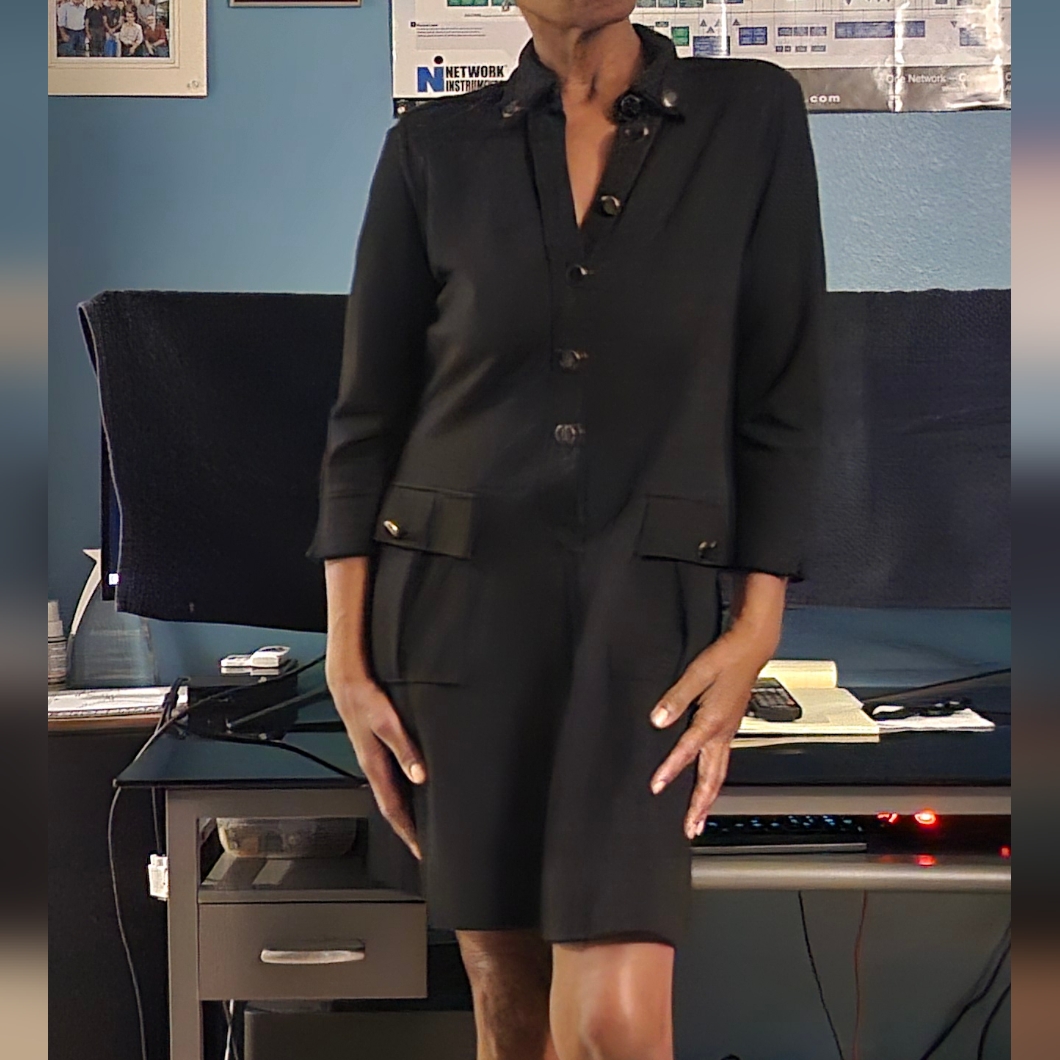 Etcetera Business Casual Black Work Dress 754